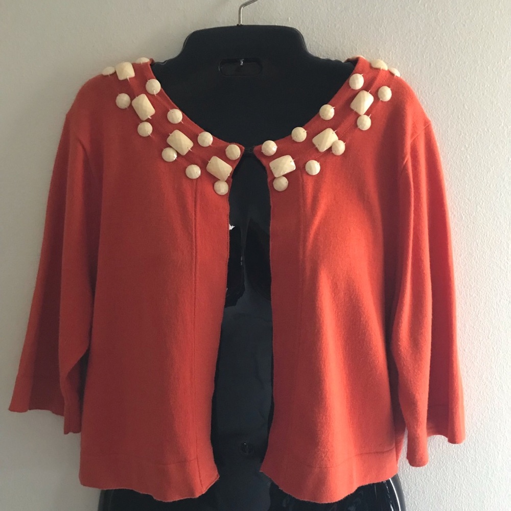 Banana Republic Size Large Jewel Neckline Shrug